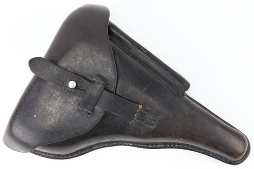 1940 Police Luger Holster - Repaired Belt Loop - 1