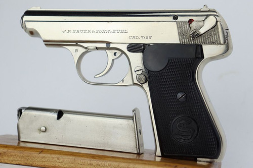 Nickeled Nazi Army Sauer 38h - 1