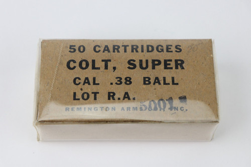 Colt Super .38 Ammo - R.A. Lot 5001 - 1