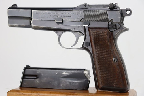 Nazi FN Browning High Power - Tangent Sight - 1