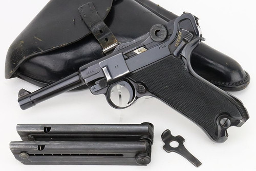 Gorgeous 1941 "Black Widow" Mauser Luger Rig - BYF 41 - 1