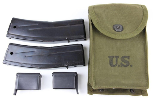 M1 Carbine (M2) Magazines with Canvas Pouch - 1