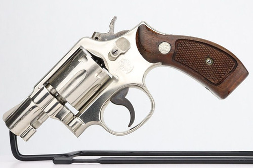 Nickel 2" Smith & Wesson 10-7 Revolver - 1
