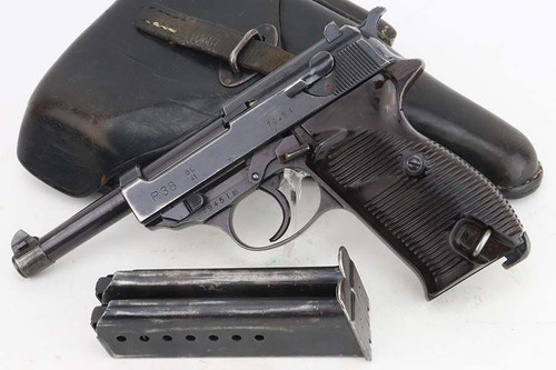 AC 41 Walther P.38 Rig - Two Matching Magazines - 1