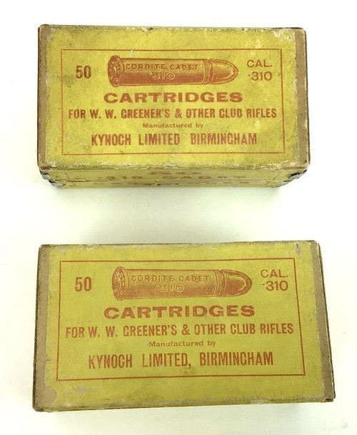 Vintage British Kynoch .310 Cadet Cartridges - 100 Rounds - 1