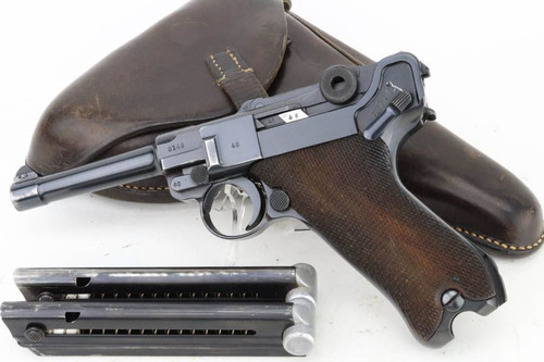Minty 1939 Mauser Luger Rig - Matching Magazine - 1