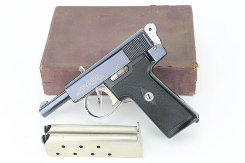 Excellent,  Boxed Webley & Scott Metropolitan Police - .32 ACP - 1