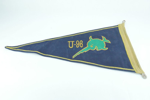 Rare U-Boat Pennant Flag - U-96 "Sharkunters" - 1