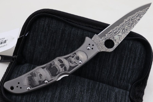 Custom Hand Engraved Spyderco Endura 4 - 2