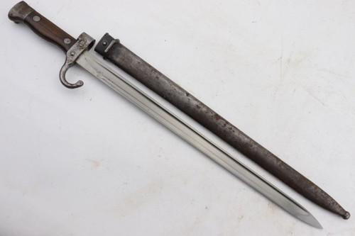 Model 1892 French Berthier Bayonet With Scabbard - 1