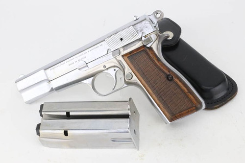 Nickeled Browning T-Series Hi Power - 1