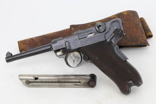 DWM Model 1900 "American Eagle" Luger Rig - Army Test Range - 1