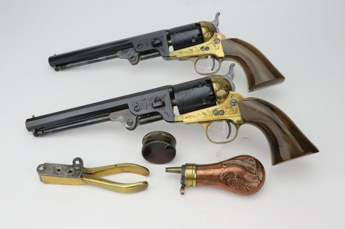 Set of Two: Italian PR FIE 1851 Navy Revolvers - .36 Caliber - 1