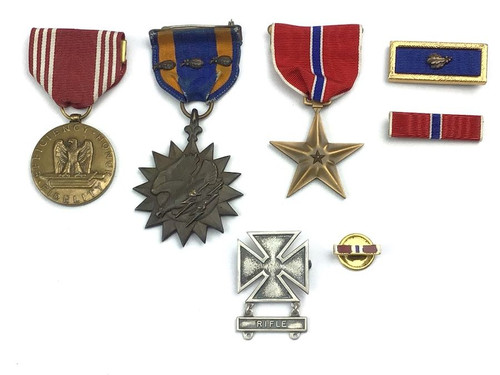 US Army Military Medals Bronze Start Good Conduct - 1