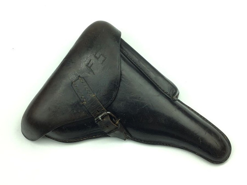 1942 Luger Holster 9mm P.08 Nazi pistol part WWII - 1