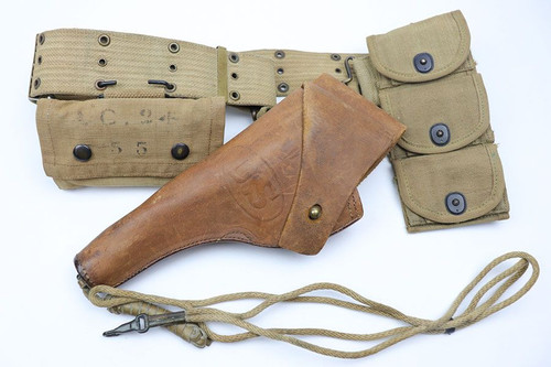 1917 S&W / Colt .45 Holster, Lanyard & Canvas - 1