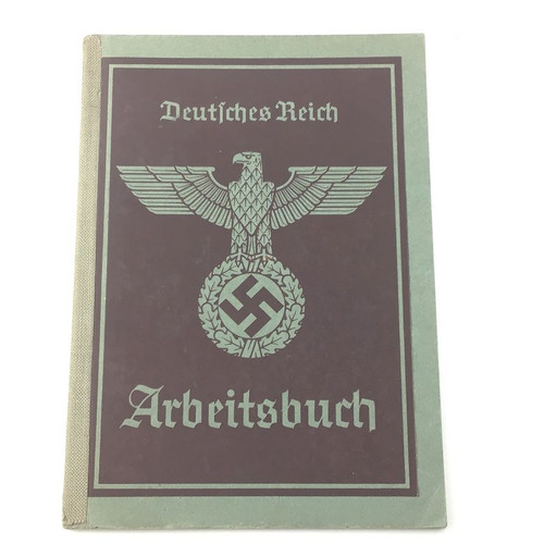 German Nazi Party Pay Workbook WWII WW2 - 1