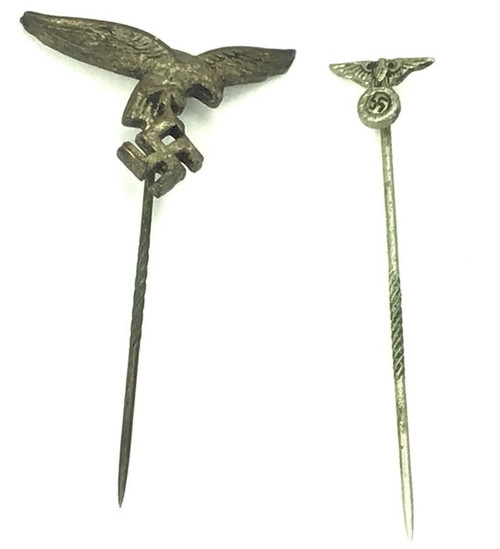 Luftwaffe / Nazi Eagle Stick Pins WWII WW2 - 1