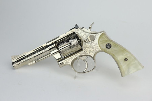Engraved Llama Martial Revolver - 1