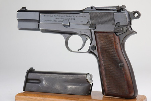 Scarce Nazi FN Browning High Power - Tangent Sight - 1