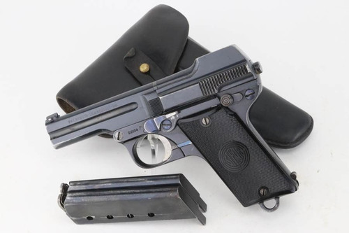 Steyr Pieper Model 1908/34 Rig - With WW2 Capture Document - 1