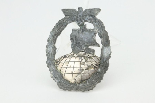 German Navy Auxiliary Cruiser Badge - Late War - 1