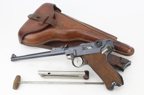 Excellent DWM LP.08 Artillery Luger w/ Stock - 1917 mfg - photo 1 of 28