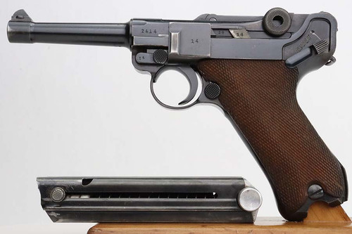 Excellent 1938 Navy Mauser Luger Rig - Matching Magazine - photo 2 of 27