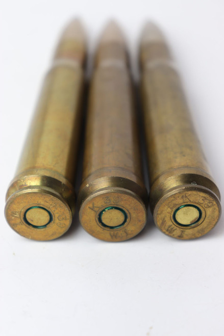 Three Boys AT .55 Caliber Rounds - Headstamp K. 39 WI - Live - photo 2 of 5