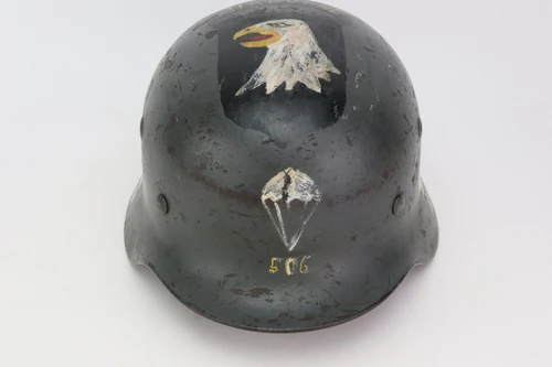 German M40 US Vet Art Helmet - photo 2 of 10