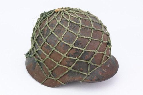 M40 Single Decal Netted Army Helmet