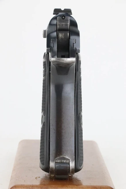 1939 Walther PP 9mm Kurz pistol - rear view of grip