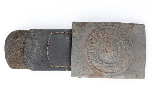 Heer Enlisted Buckle (Field Grey) ESL 1941 with tab