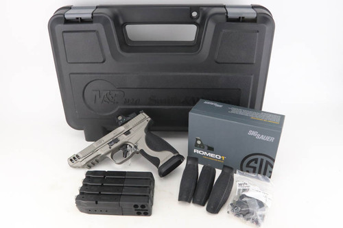 Smith & Wesson M&P 9 2.0 Competitor with Sig Romeo1 optic - with case and accessories
