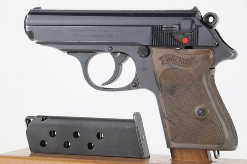 Excellent, High Polish Walther PPK - Police Eagle/C With Gray Grip - photo 1 of 10