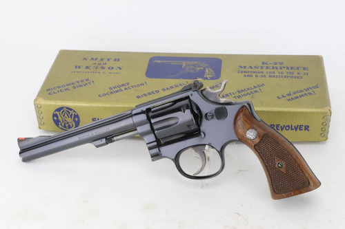 Excellent, Boxed Smith & Wesson K-22 Masterpiece - photo 1 of 16