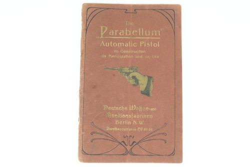 Parabellum Auto Pistol Book