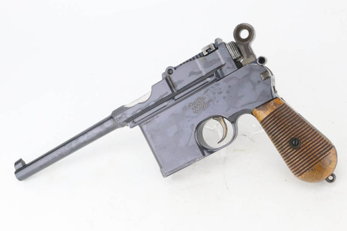 Early Mauser C96 w/ Stock - Slab Side, Large Hammer
