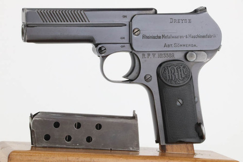 Mint Dreyse M1907 - RFV Marked w/ Matching Magazine - photo 1 of 8