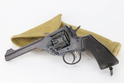 SOLD -  1918 Webley Mark VI Revolver Rig