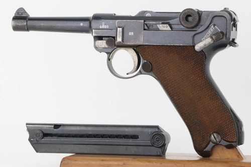 1920's DWM Commercial Luger - Simson Rework With Capture Doc - photo 1 of 14
