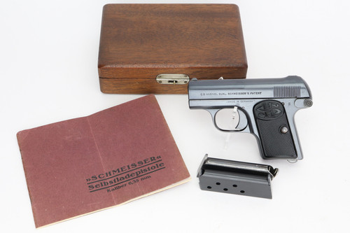 Cased CG Haenel Schmeisser Model I, First Variant - 6.35mm - photo 1 of 14