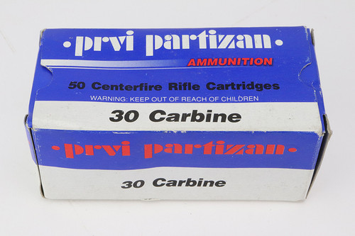 SOLD - Prvi Partizan .30 Carbine Ammo SOLD - Prvi Partizan .30 Carbine Ammo