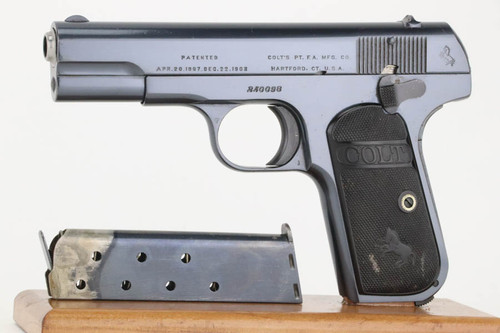SOLD - Minty, Boxed Colt Model 1903 Pocket Hammerless - 1917 Mfg SOLD - Minty, Boxed Colt Model 1903 Pocket Hammerless - 1917 Mfg