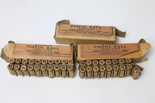 57 rounds: Pistol Ball .45 M1911 Ammo - photo 1 of 15