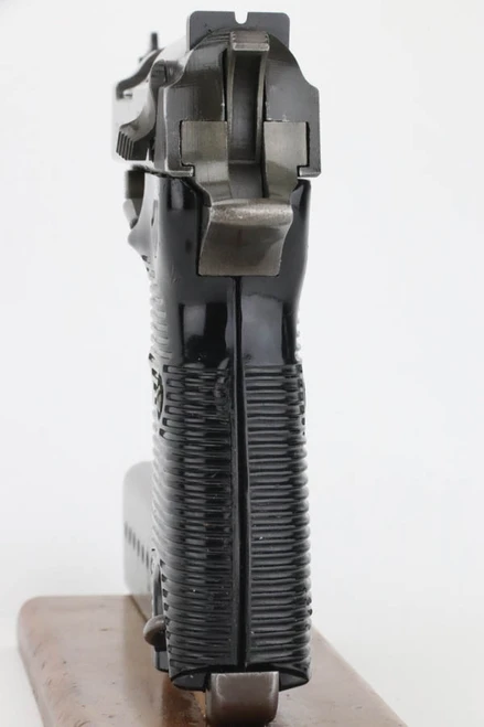 SVW 45 dual-tone Mauser P.38 pistol - rear view of grip
