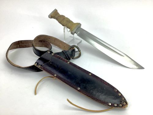 SOLD - Large Camp / Hunting Knife Hoffritz / Black Knight
