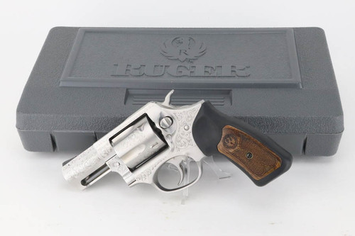Engraved Ruger SP101 .357 Magnum revolver - in original case