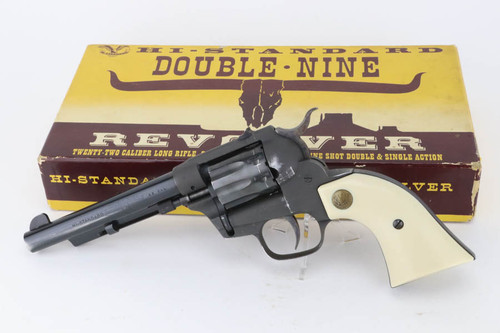 SOLD - Boxed Hi-Standard Double-Nine W-100 Revolver - .22 Cal