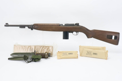 SOLD - Inland M1 Carbine w/ Bayonets - 1945 mfg